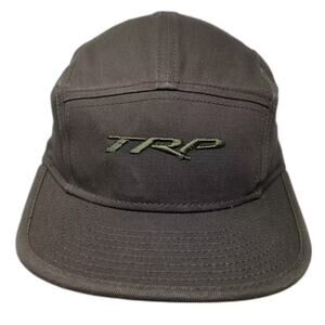 Otto Cap 5 Panel Hat Green Black TRP Embroidered Logo Flat Brim Adjustable OSFM
